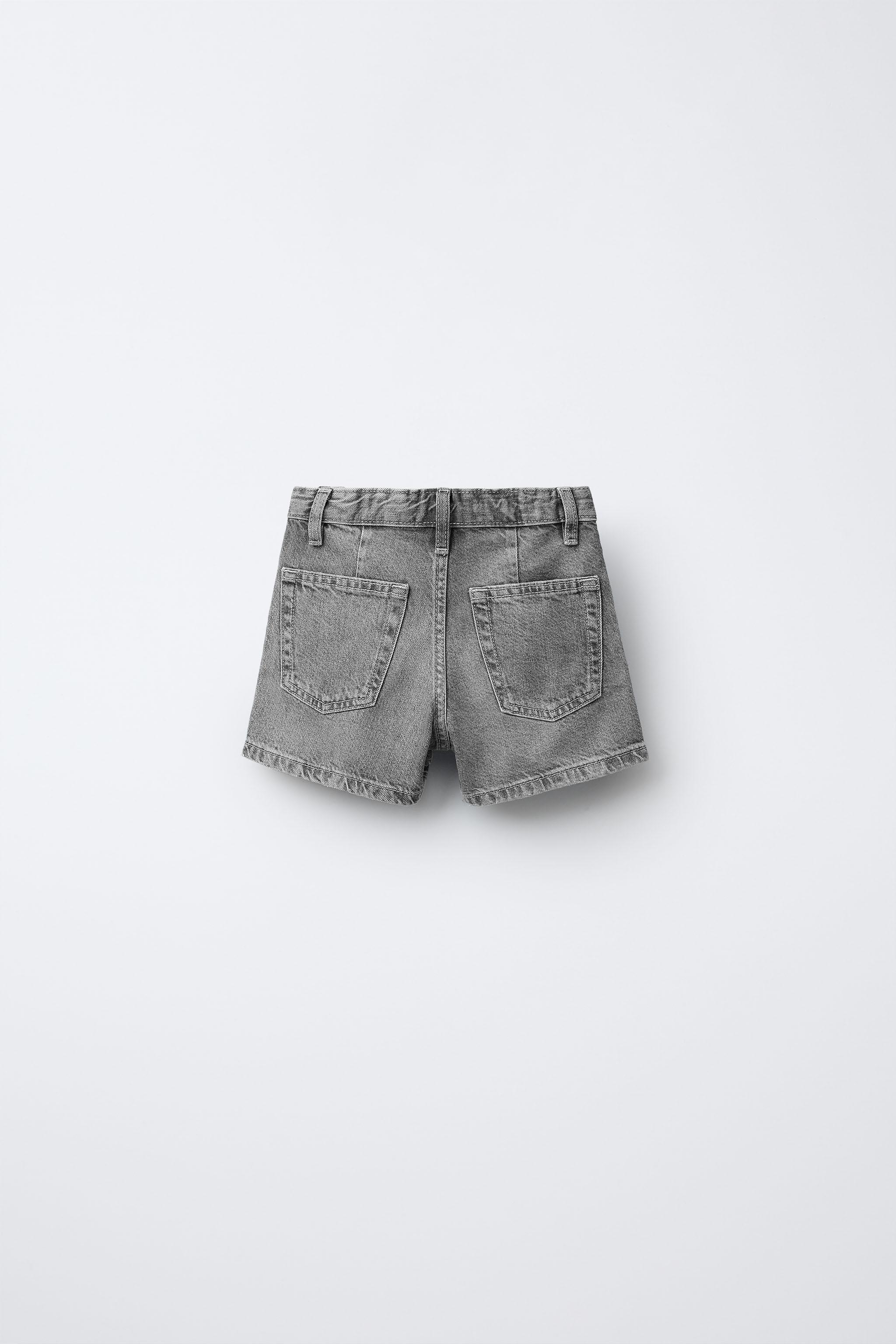 ゆるり︎︎☁︎︎ STUDDED SKORT - Gray | ZARA United States