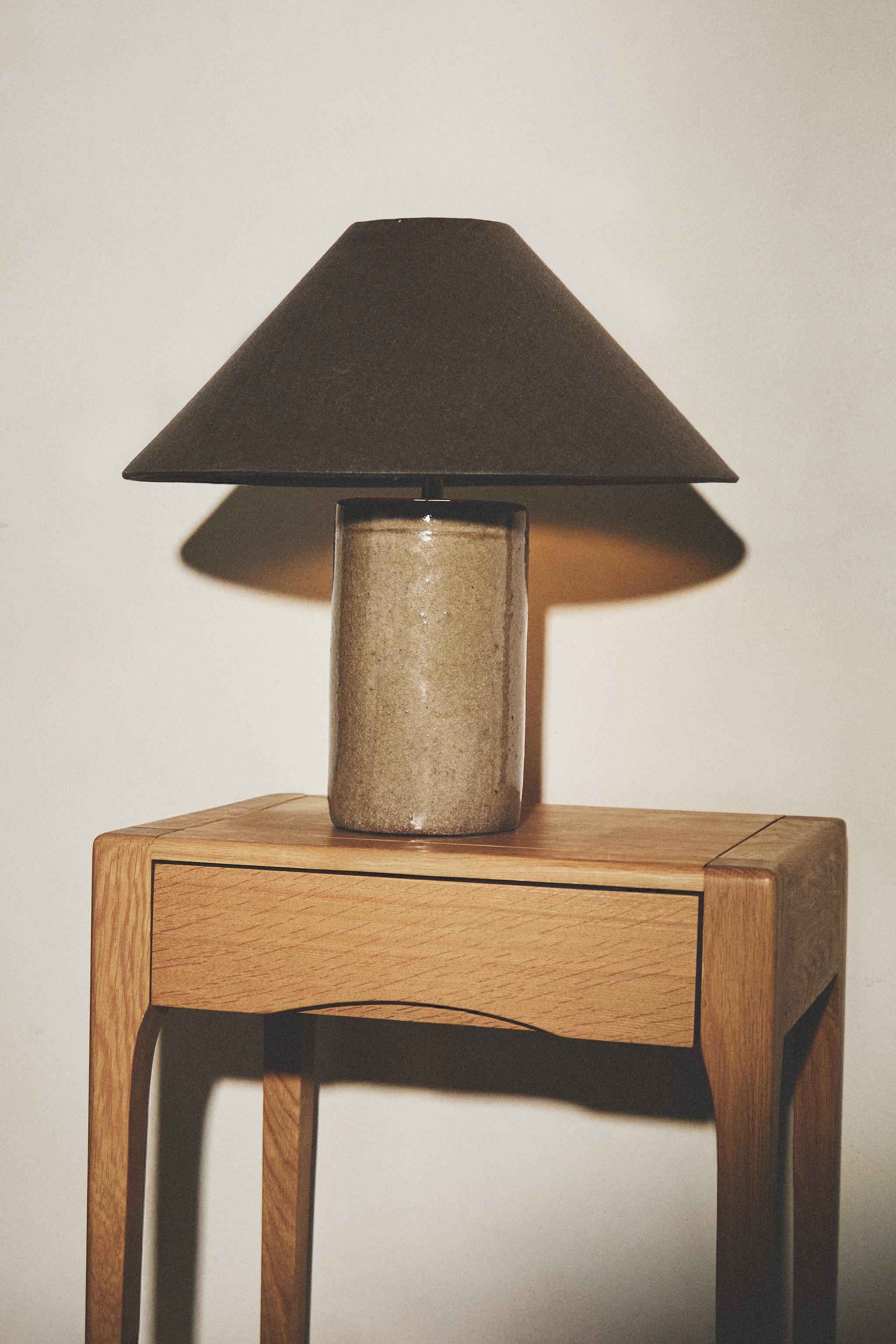LAMPE DE TABLE BASE EN GRÈS