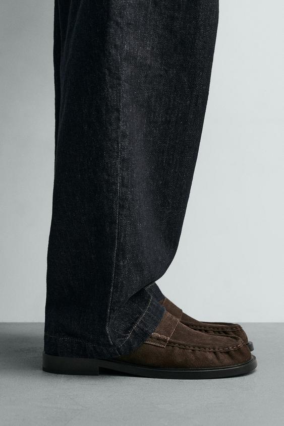 LEATHER PENNY LOAFERS