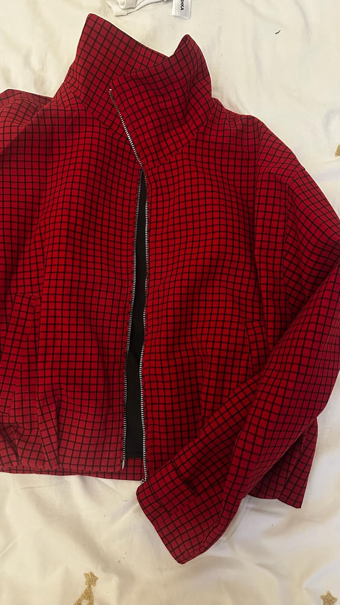 CHECK BOMBER JACKET - Image 5