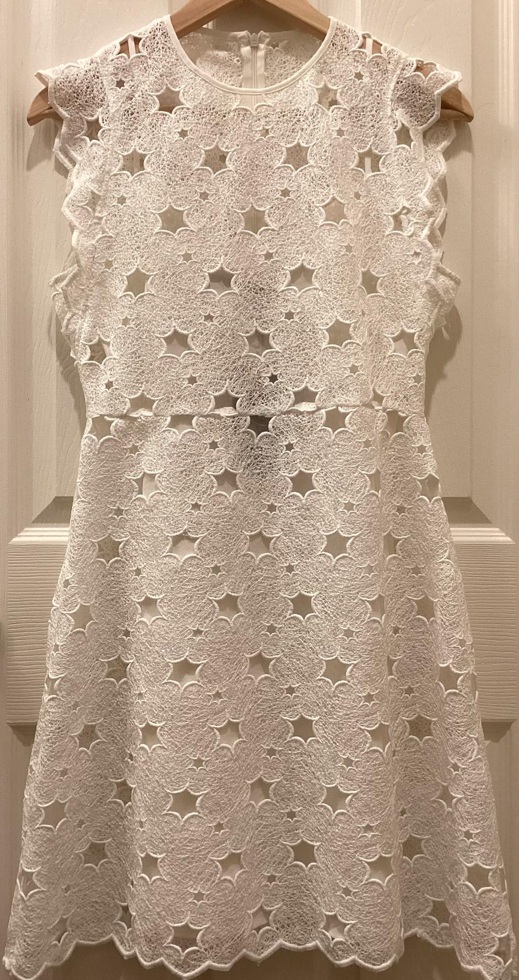 LACE MINI WHITE DRESS - Image 2