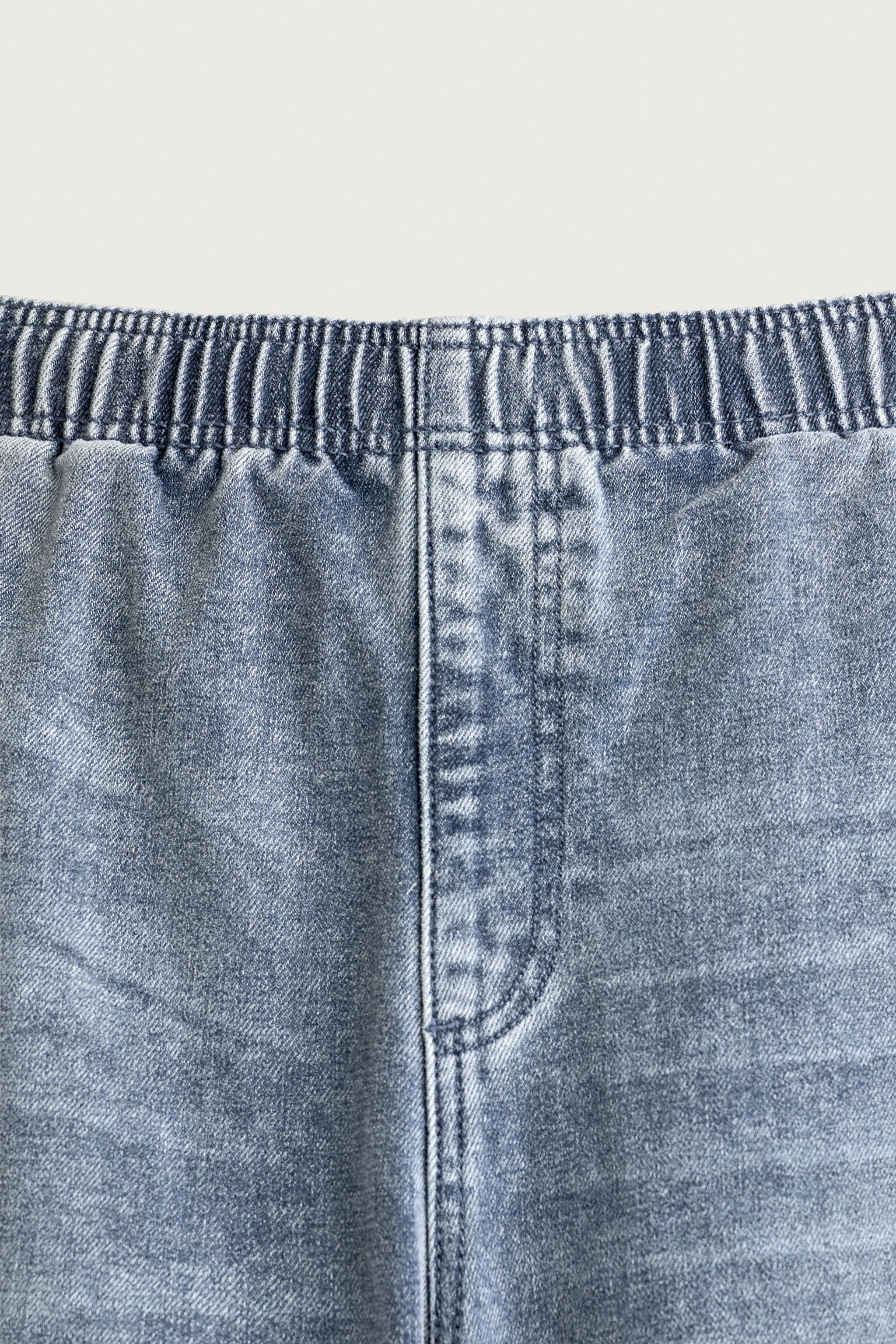 PANTALON BALLOON FIT DENIM AFELPADO