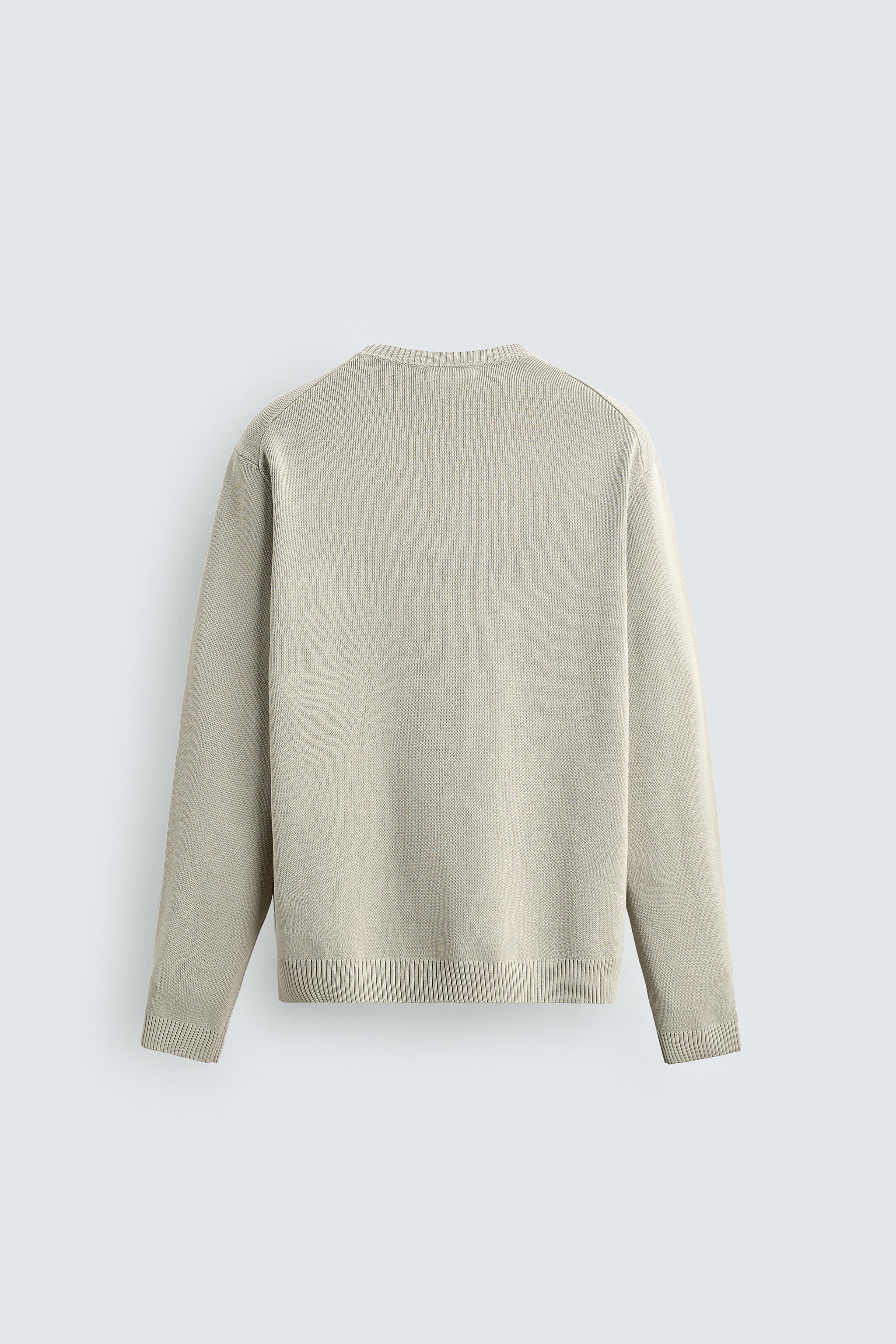 TEXTURED COTTON JUMPER