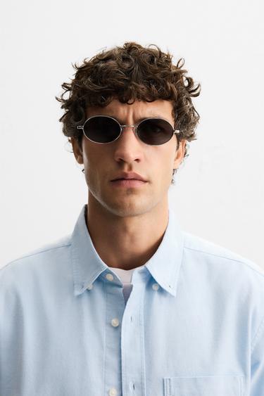 GAFAS DE SOL OVALADAS - Plata de Zara - Imagen 0