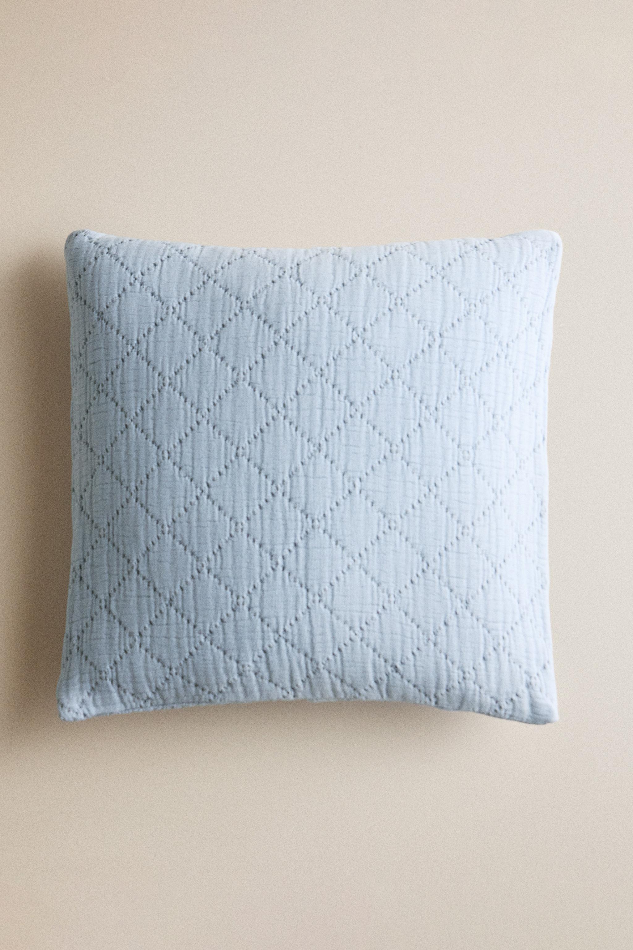 Zara KIDS DIAMOND THROW PILLOW COVER — фото 5