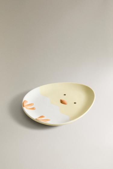 KIDS’ CHICK PORCELAIN PLATE - Multicoloured by Zara - Image 1