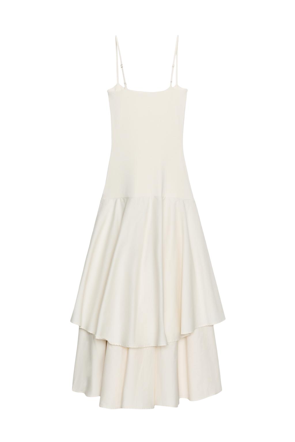 RUFFLED COMBINATION DRESS - image 3