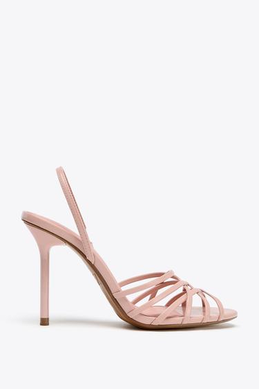 SANDALIA TIRAS - Rosa de Zara
