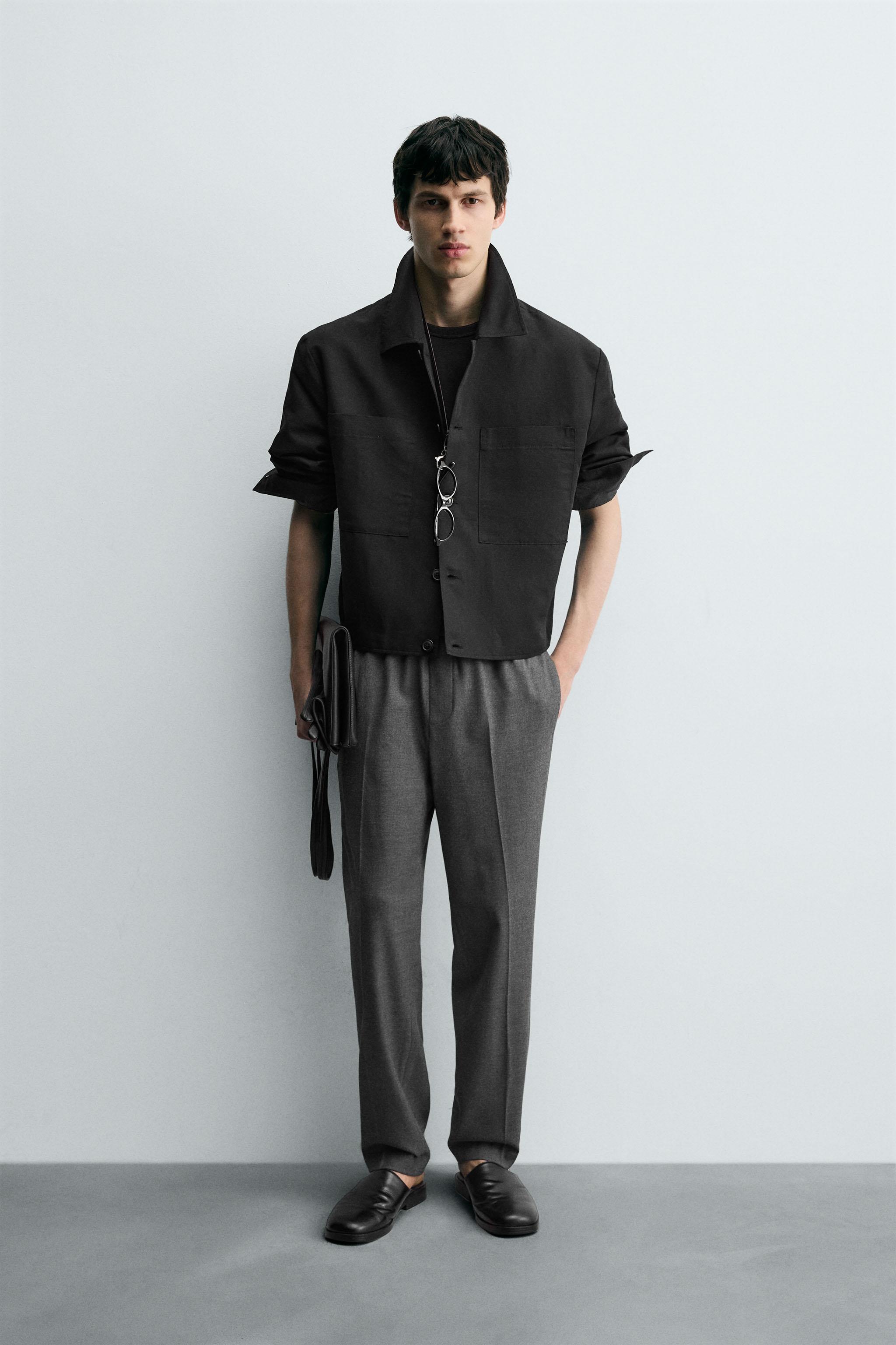 COMFORT FIT ジョガーウエストパンツ - FROSTED GRAY | ZARA Japan / 日本