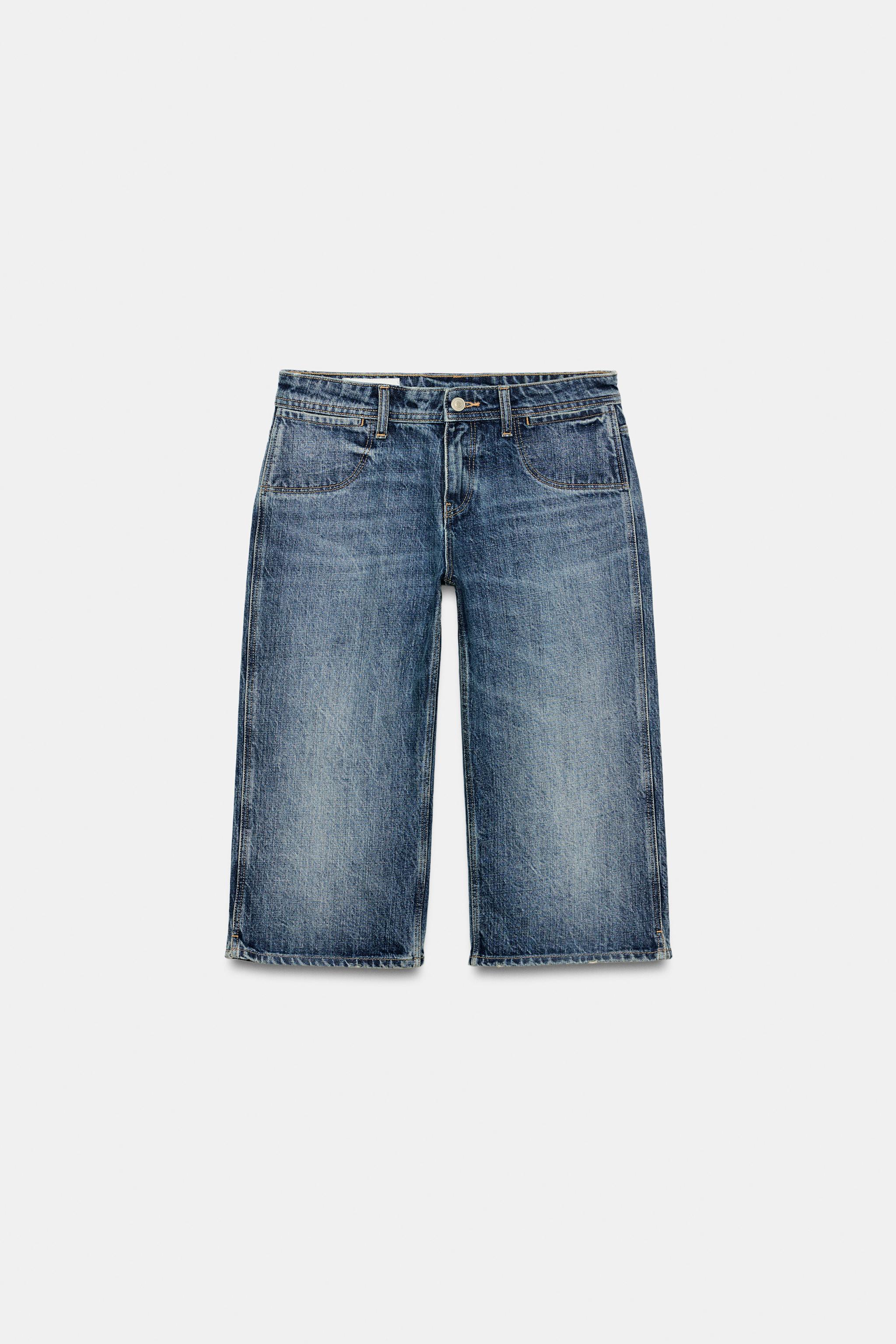 JEAN CAPRI DENIM TRF TAILLE NORMALE