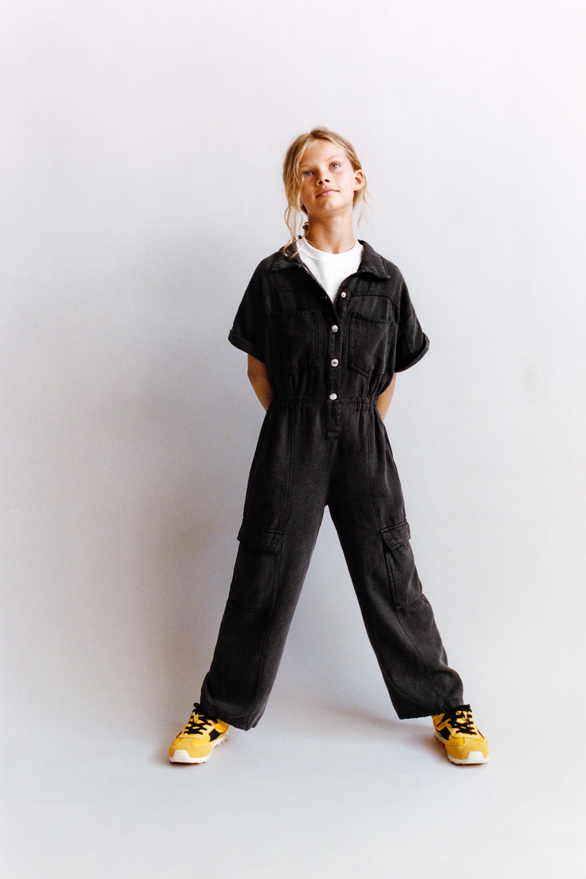 Zara cheap girls overalls