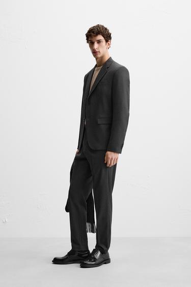 PANTALON DE COSTUME CONFORT - Gris anthracite de Zara - Image 3