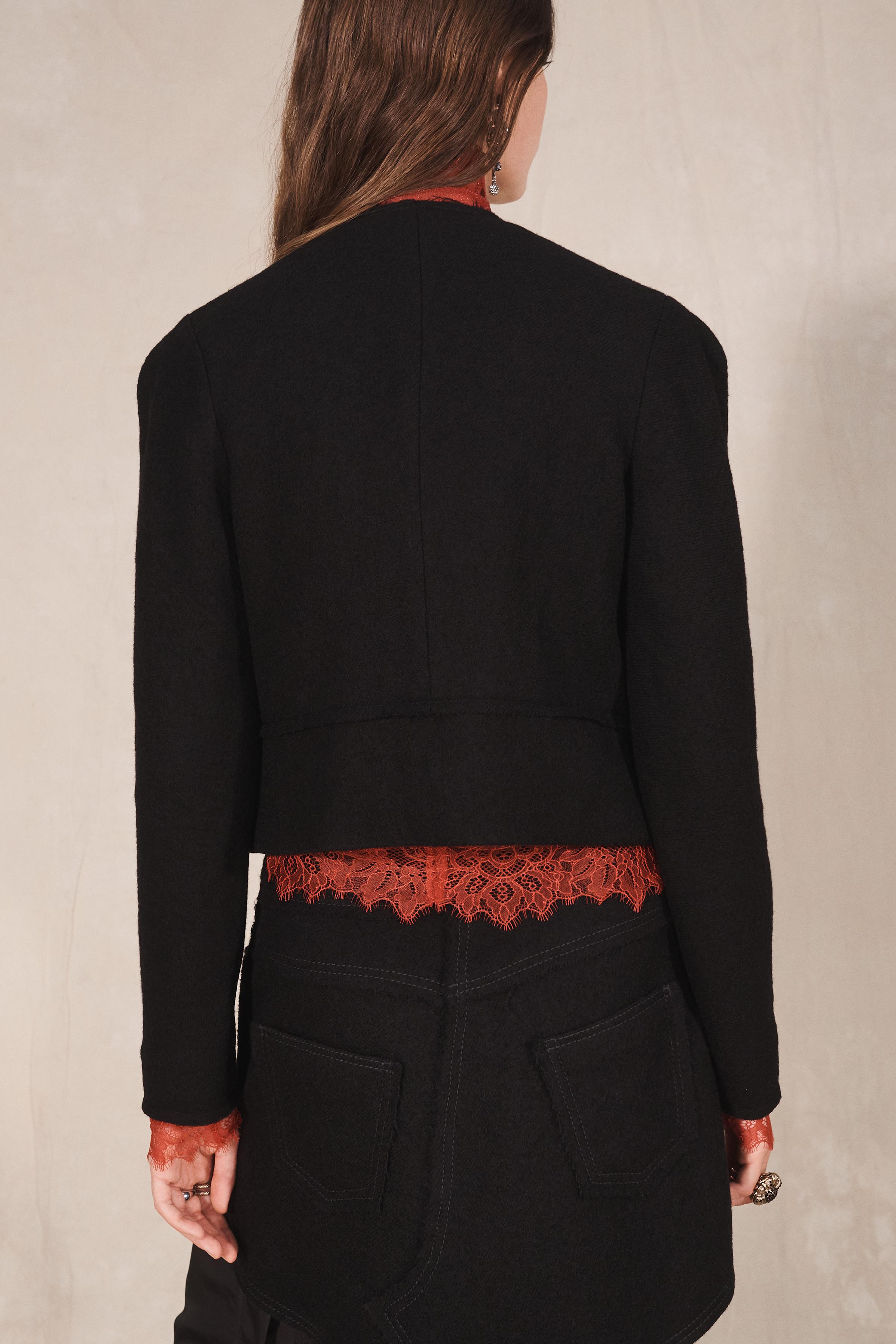 LIMITED EDITION 100% WOOL BEADED JACKET
