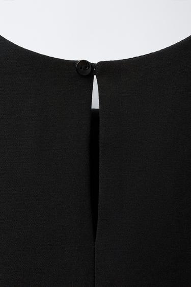 ROBE FLEURS 3D CONTRASTE - Noir de Zara - Image 3