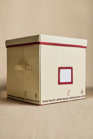 BOÎTE DE RANGEMENT DÉCORATIONS DE NOËL - Rouge de Zara - Image 4