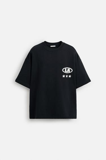 SUDADERA GRÁFICOS ESTAMPADOS - Marino de Zara