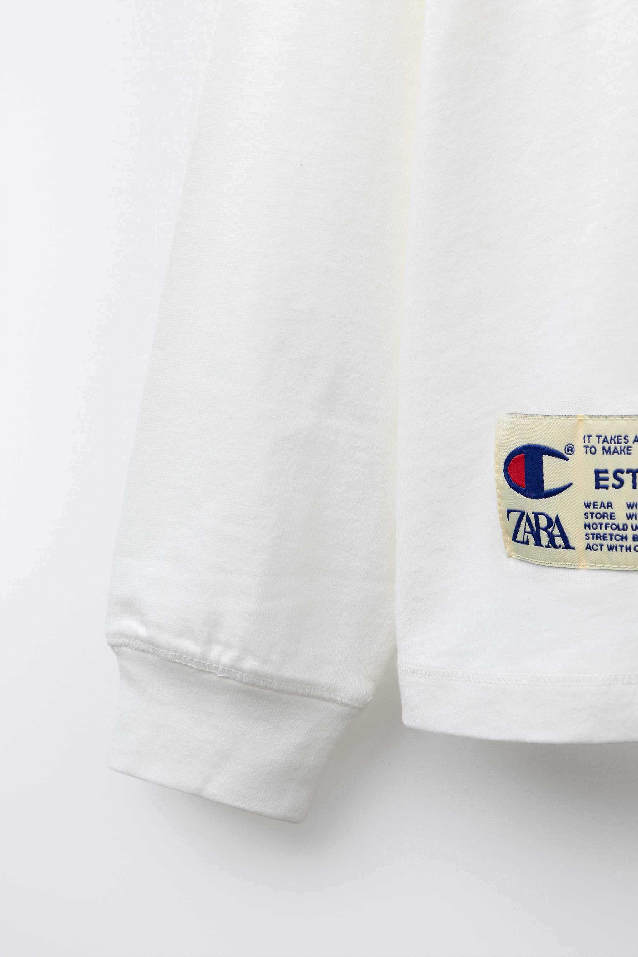 T-SHIRT PIÈCES CHAMPION ® X ZARA