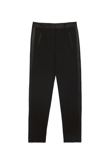 TUXEDO TROUSERS WITH SIDE TRIM DETAIL