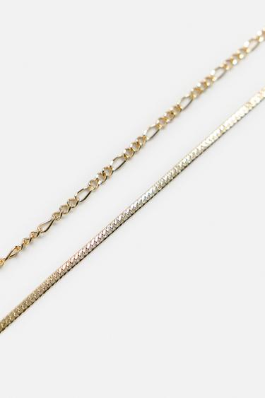 PACK OF COMBINED NECKLACES 2 © OTIS KWAME KYE QUAICOE - Gold by Zara - Image 4