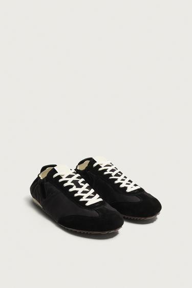 ZAPATILLA ESTILO RETRO - Negro de Zara