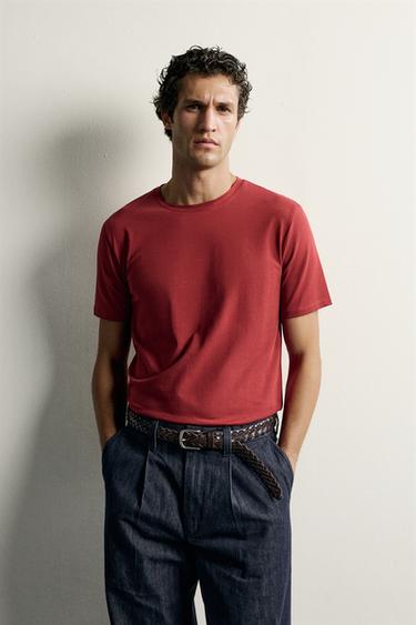 SLIM-FIT T-SHIRT /01 — Reddish 2