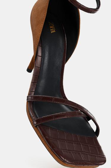 SANDALES À TALONS ÉDITION LIMITÉE - Marron de Zara - Image 11