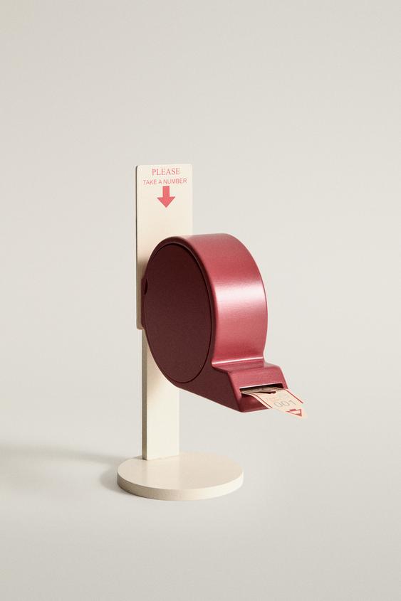 Zara KIDS TICKET DISPENSER TOY - Red - Image 0