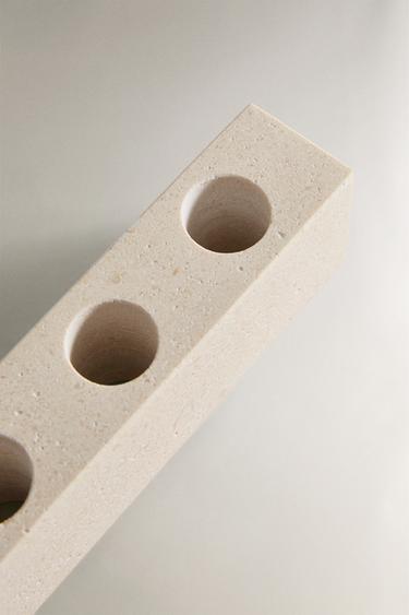 WHITE MARBLE TOOTHBRUSH HOLDER - white by Zara - Image 2