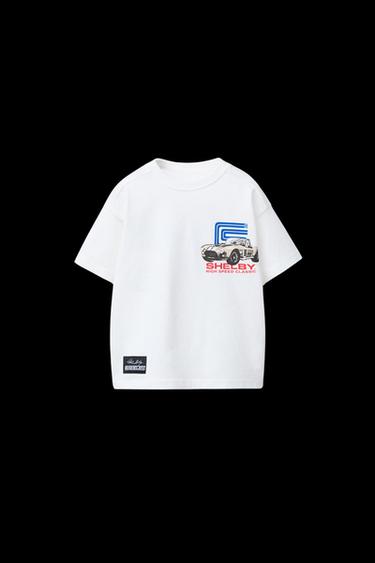 Zara CARROLL SHELBY ® RACING TEAM PRINT T-SHIRT - White - Image 0