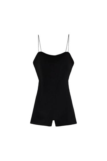 SHORT STRAPPY JUMPSUIT