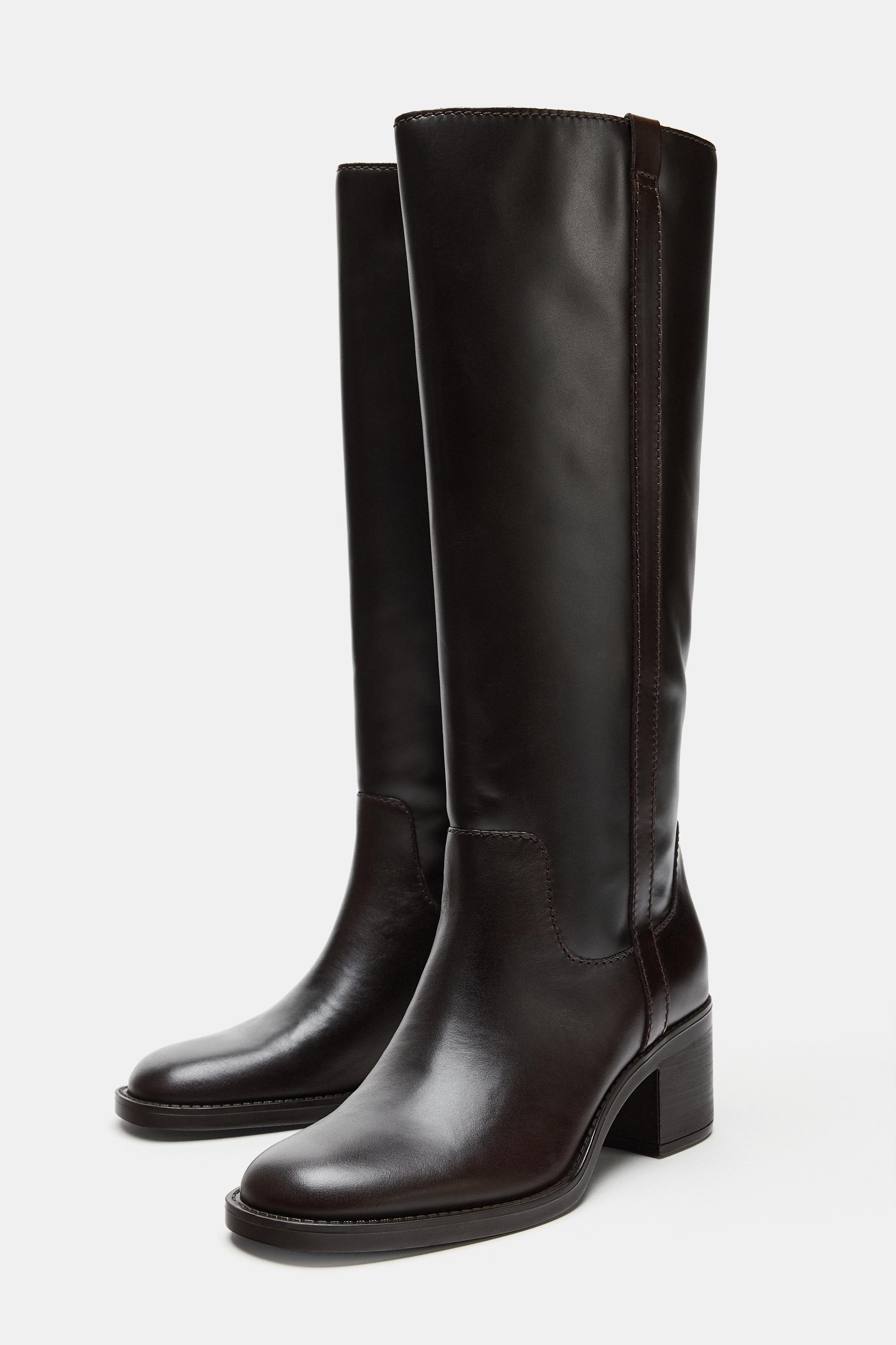 LEATHER RIDING BOOTS