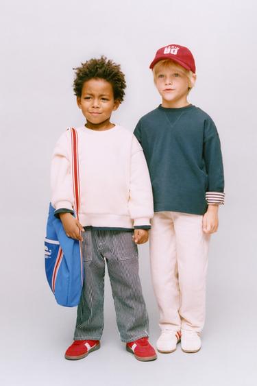 ЗАМШЕВЫЕ КРОССОВКИ — Красный от Zara