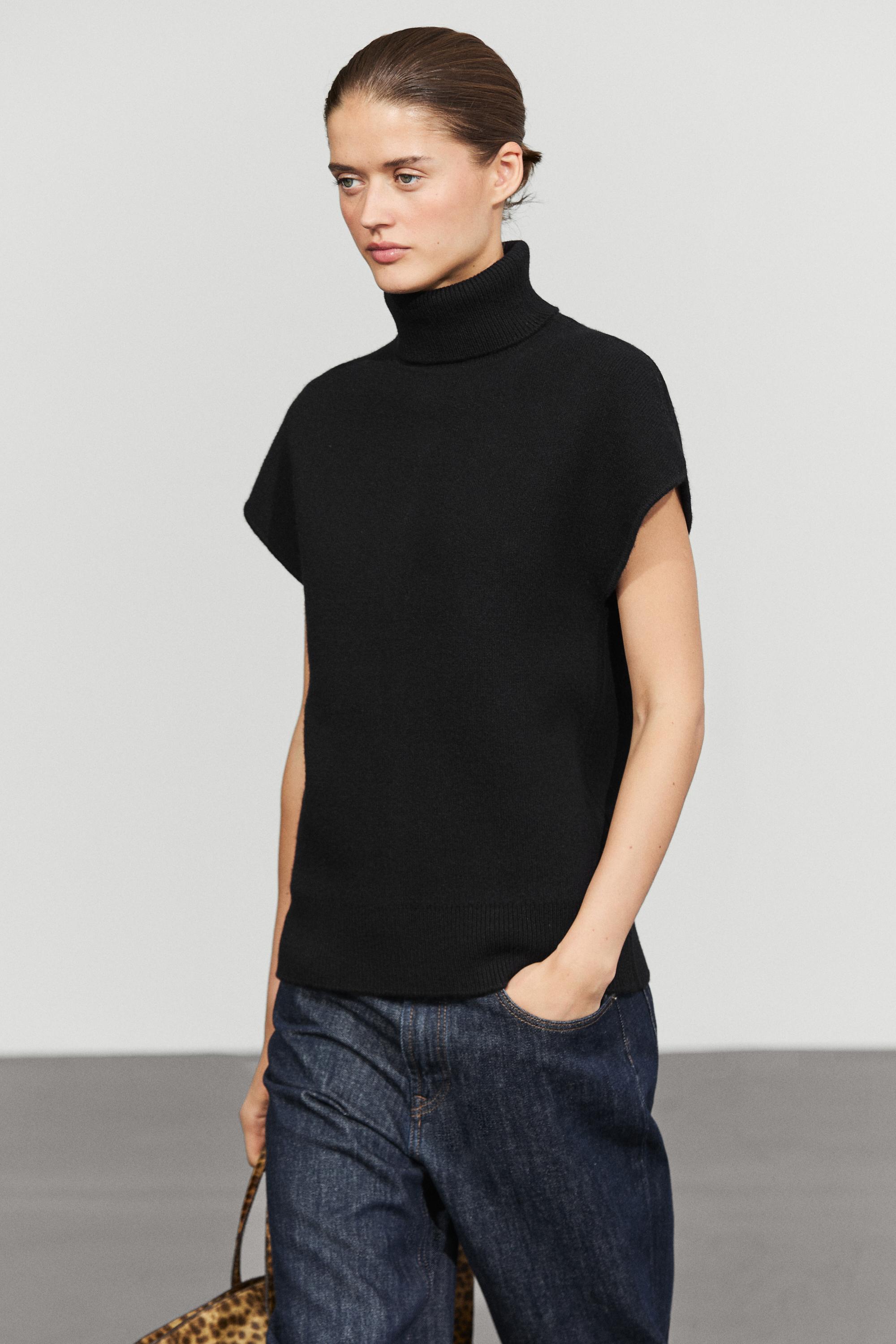 Pull en maille à splits
