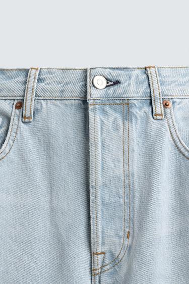 JEAN COUPE BALLON - Bleu clair de Zara - Image 9