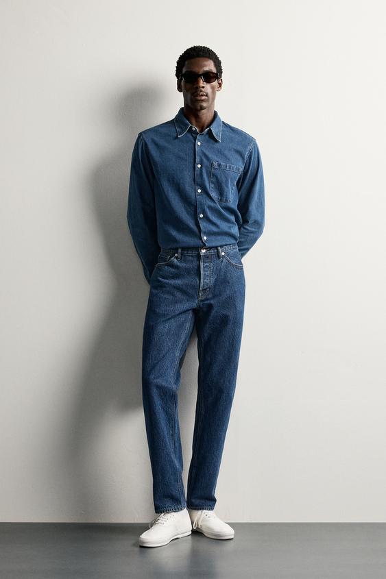 REGULAR FIT JEANS - Mittelblau von Zara - Bild 0