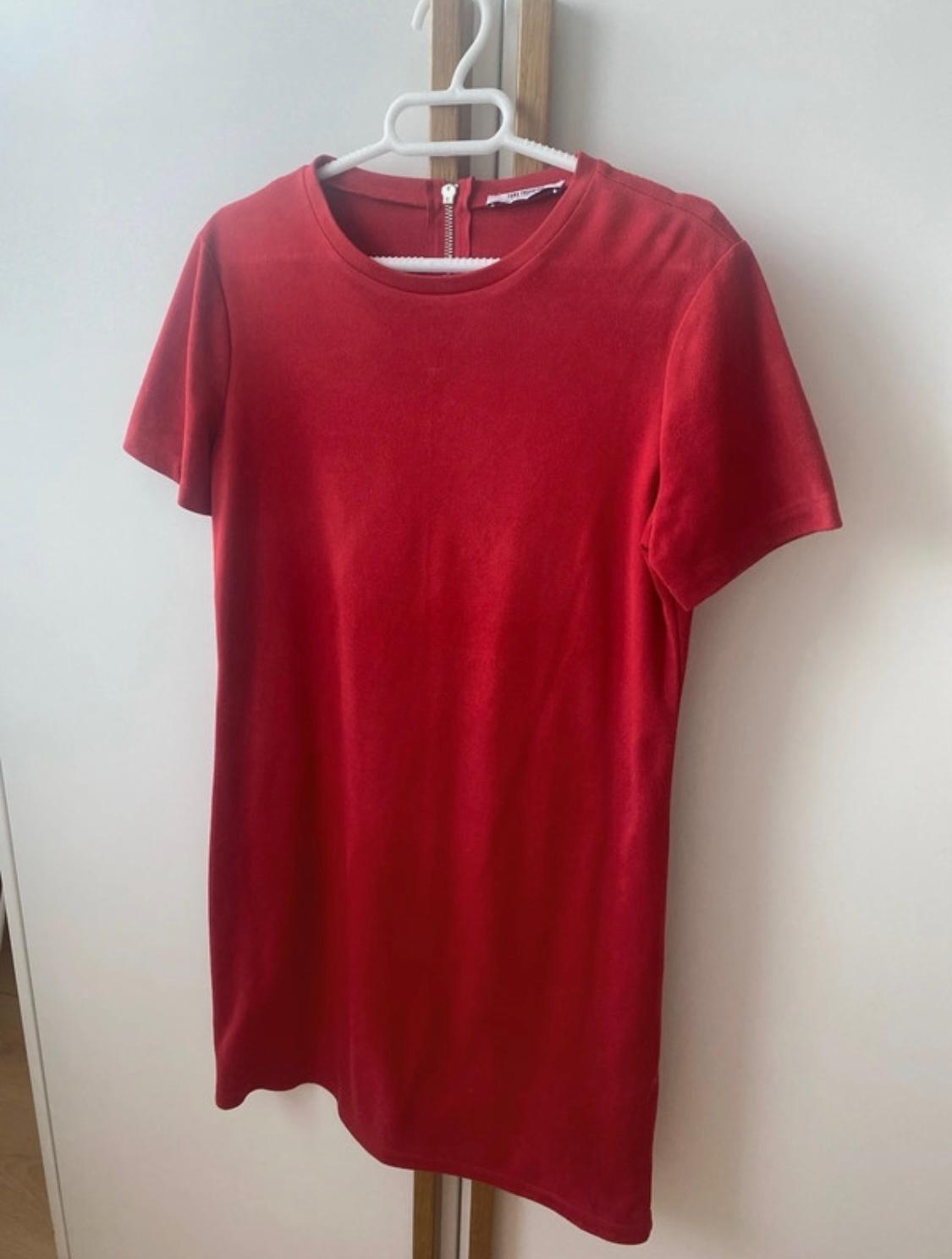 SUEDE EFFECT DRESS