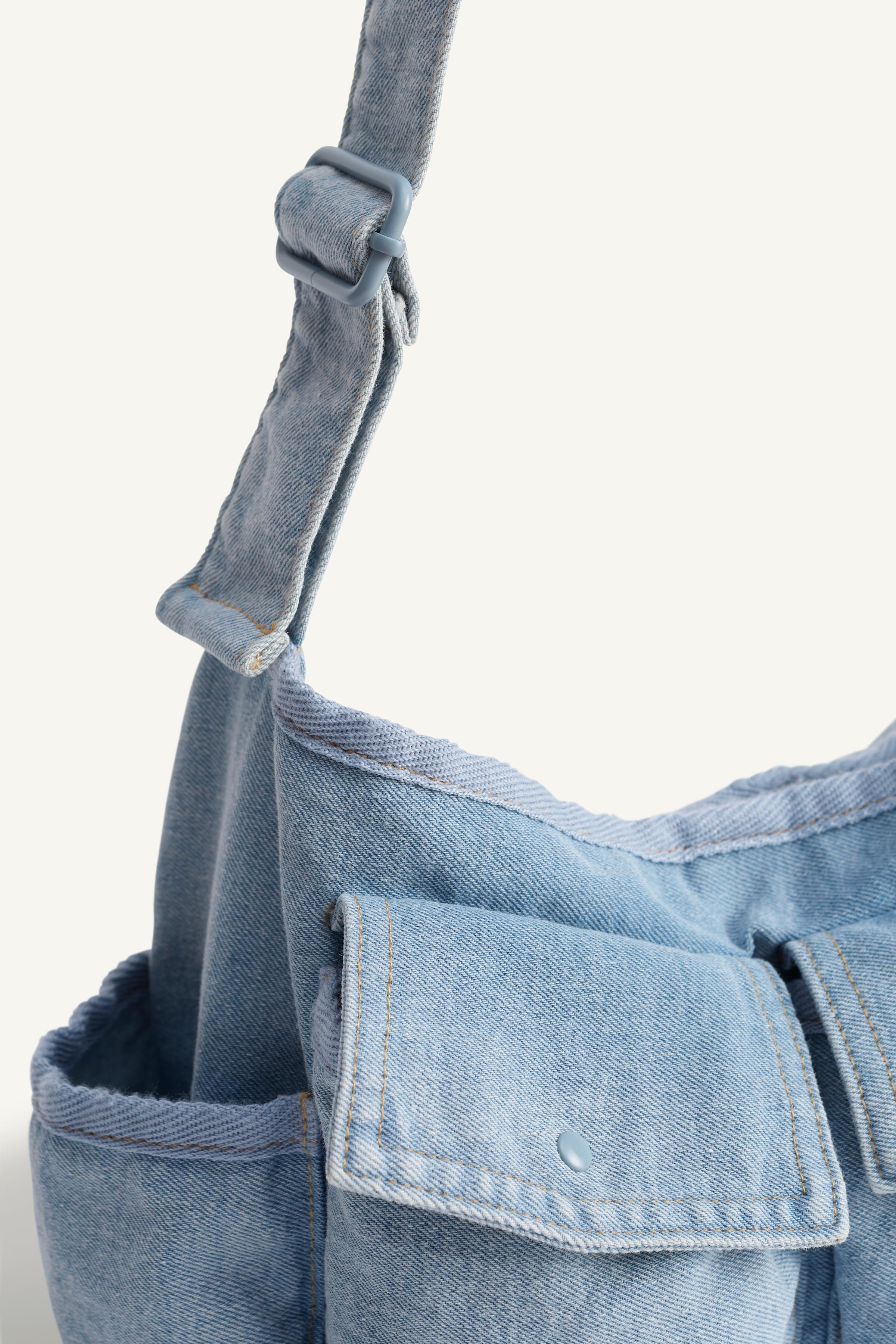 【ZARA】CRSSBDY BG 14 クロスボディバッグ ブルー 3676/520/400 CRSSBDY BG 14 - Blue | ZARA United States