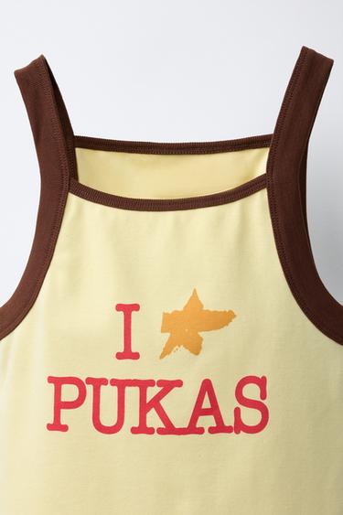 T-SHIRT PUKAS SURF - Jaune de Zara - Image 2