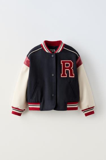 BOMBER COLLEGE - Modr Navy od Zara