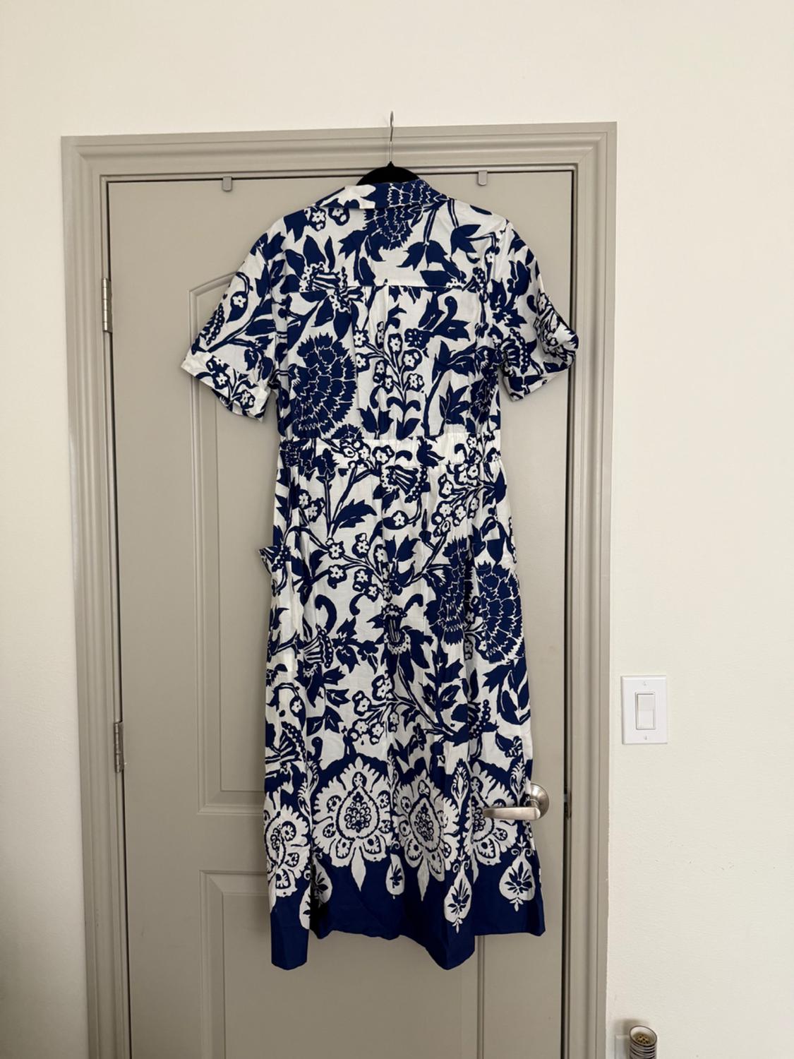 MIDI FLORAL PRINT DRESS - Image 3
