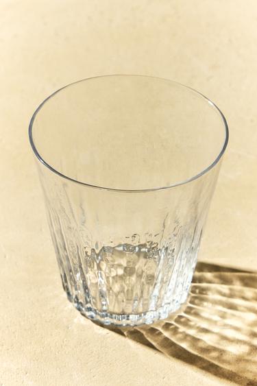 HAMMERED GLASS TUMBLER - 990 by Zara