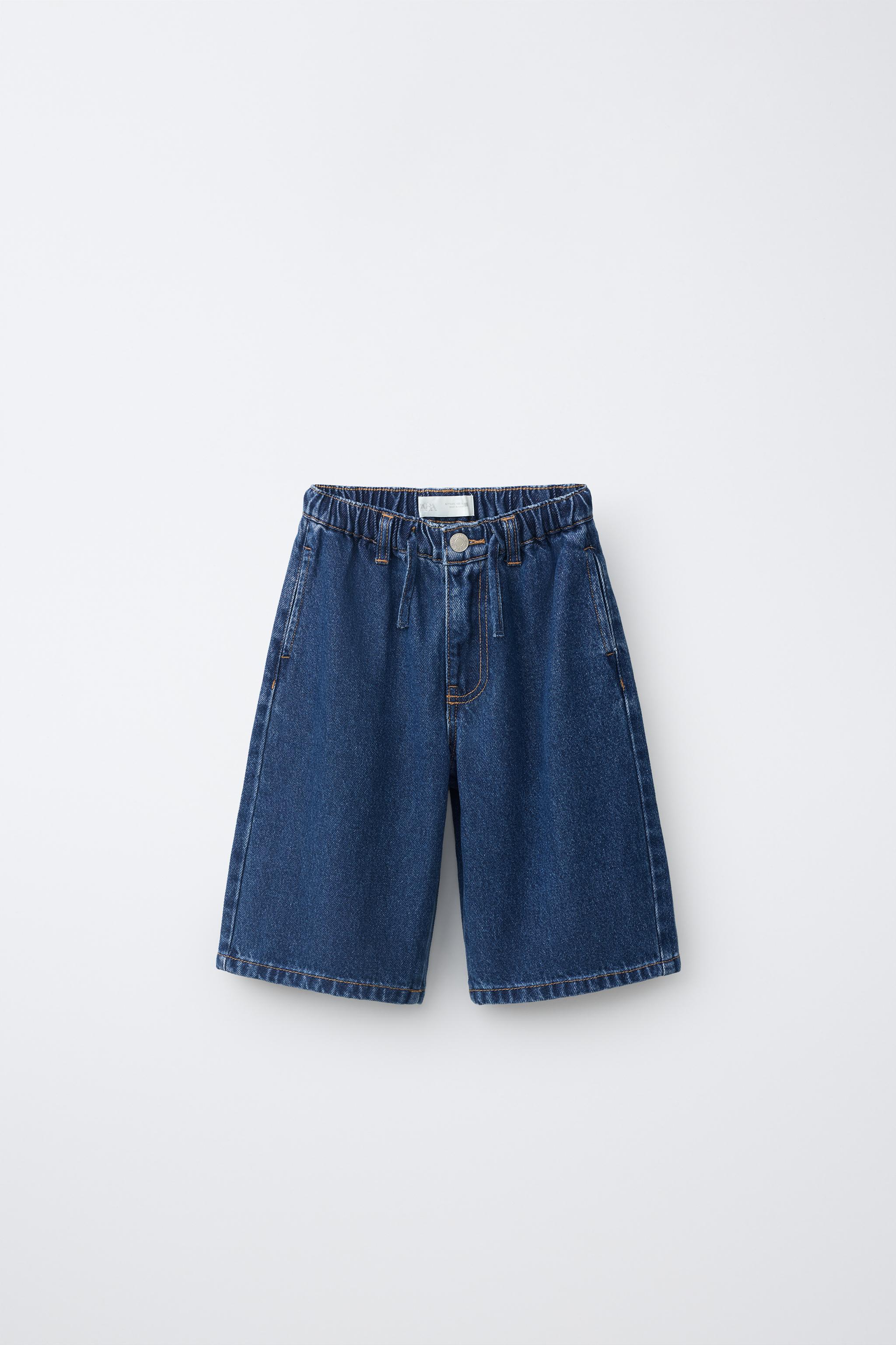 FLUID DENIM BERMUDA SHORTS