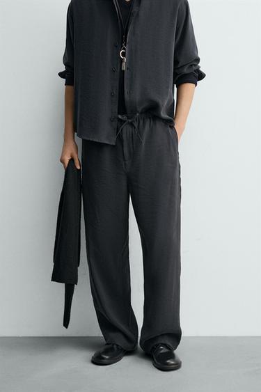 RELAXED FIT GALTZA ARINAK - Beltza, Zara-rena