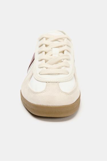 BASKETS - Rouge bourgogne de Zara - Image 2