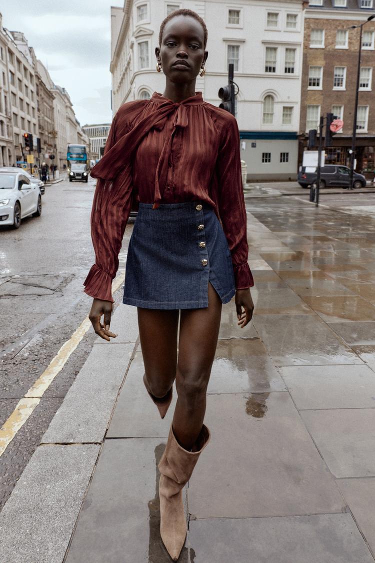 Botas Altas Faldas Basicas Zara Cómo Combinar Botas Zara Woman Con