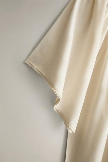 CHEMISE DE NUIT MANCHES DENTELLE - Écru de Zara - Image 2