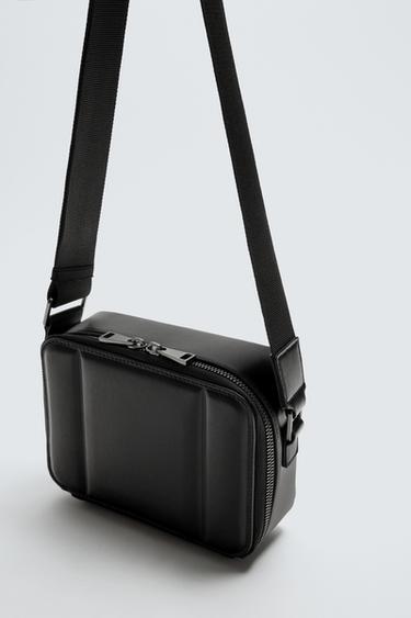 SEMI-RIGID CROSSBODY BAG - Black by Zara - Image 2