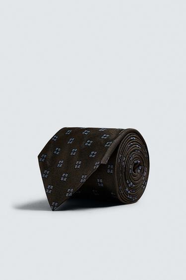 CORBATA JACQUARD 100% SEDA - Marino de Zara