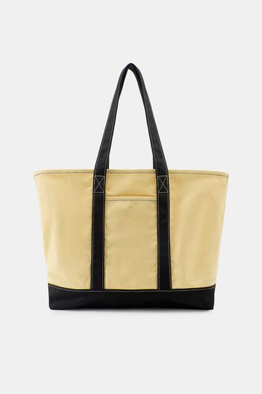 COMBINATION TOTE BAG - Butter by Zara