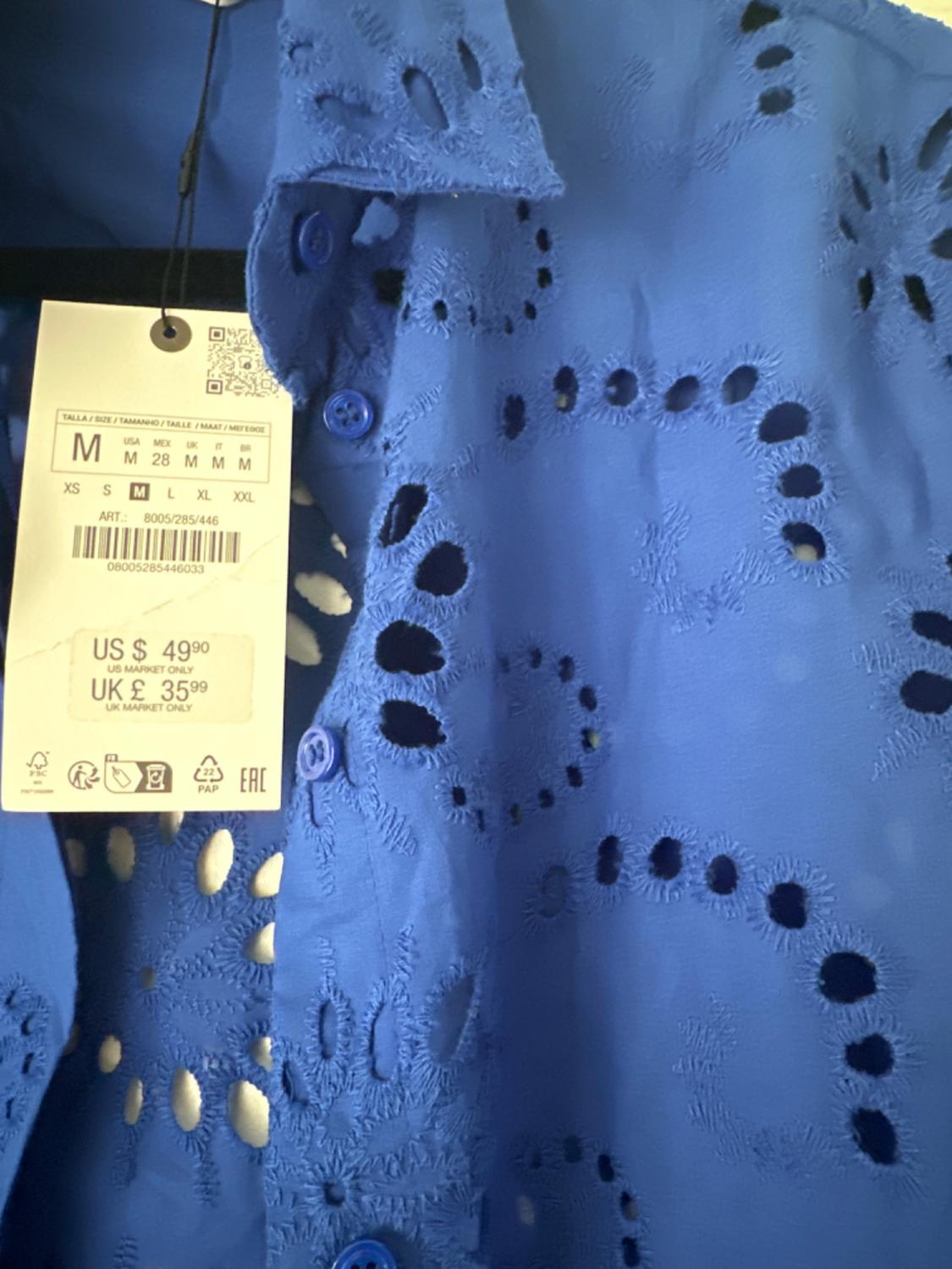 BLUE LAISE SHIRT - Image 2